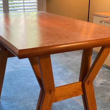 Natural cherry writing desk