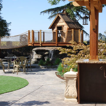 Backyard Rock House