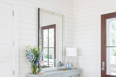 Inspiration for a coastal entryway remodel in Charleston