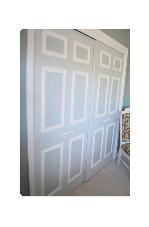 Painting Dated Closet Doors, Painting Sliding Closet Doors