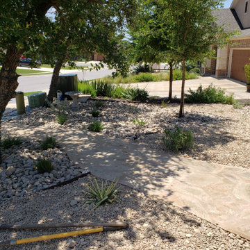 Flagstone Garden Paths for the Texas Hill Country