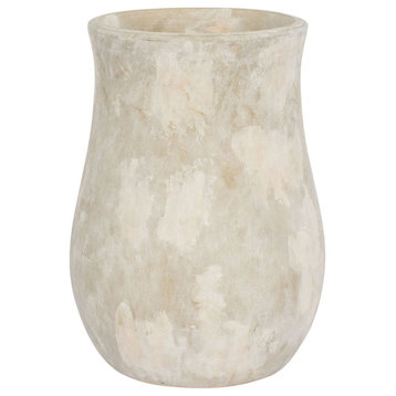 Varaluz 445VA05B Potty 6.75"W Ceramic Table Vase - Cafe Au Lait