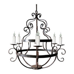 CH-193 Hand Made Iron Chandelier Designs - Chandeliers