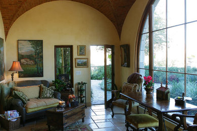 Tuscan home office photo in Las Vegas