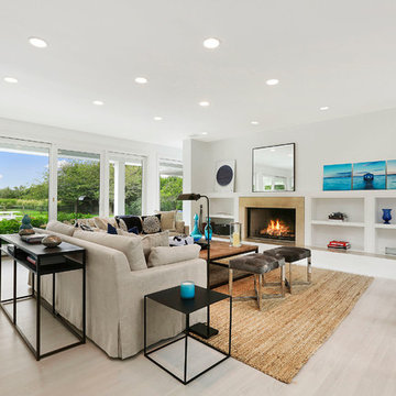 Beach Style Living Room