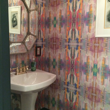 810 Pink Wallpaper Installations