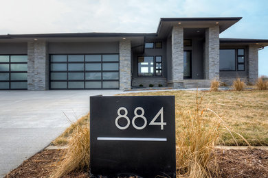 Modern exterior home idea in Other