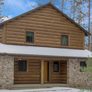Concrete Log Siding Homes