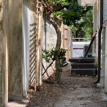 Concrete Steps Walk Way - Before