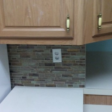 Tile backsplash