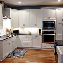 color of cabinets and back splashes
