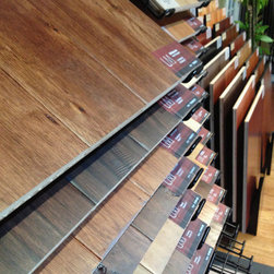 Our new wood flooring room called "Woodville" - Hardwood Flooring