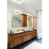 Caper - 24" LED Vanity - with Frosted Acrylic Lens - Brushed Brass Finish