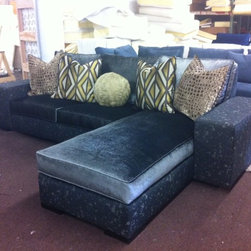 Track Arm Sofa Chaise - Sectional Sofas