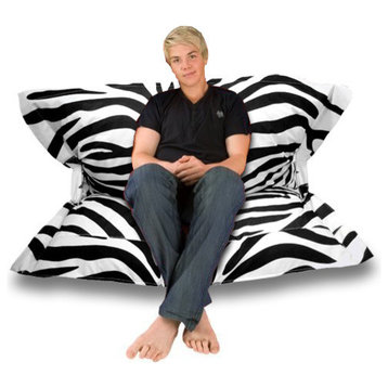 Sol Pillow Indoor/Outdoor Anywhere Chair, Zebra