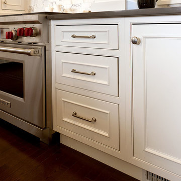 Door style: Savannah Inset  |  Species: Paint Grade  |  Finish: White