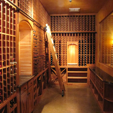 Boerne TX - Cherry Wood Wine Cellar