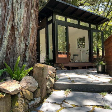 10x12 Art Studio in Redwood Garden