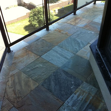 A mile-high city patio with a natural country look