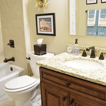 Buford, GA - Hall Bath with Heated Floor