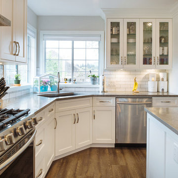 Chilliwack split level home gets a Kitchen and main living area redo