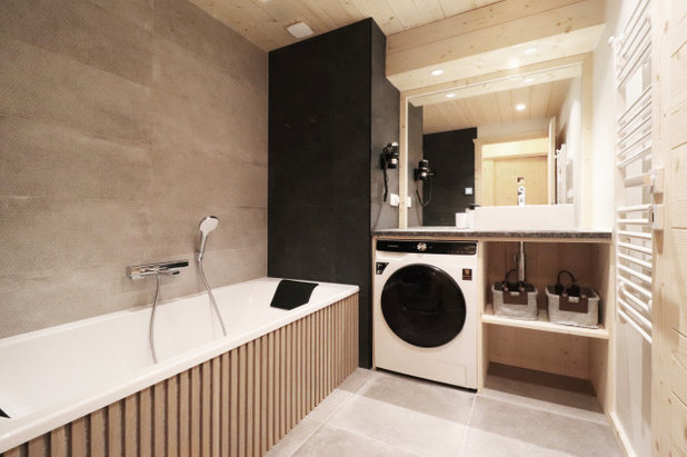 Montagne Salle de Bain by Manon Papin | Architecte d'Intérieur