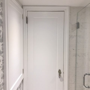 Stencil Bathroom in Larchmont