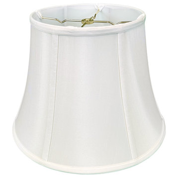 Royal Designs Modified Bell Lamp Shade, White, 10x16x12.5, Single