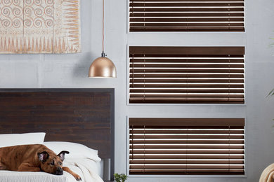 Example of a trendy bedroom design in Denver