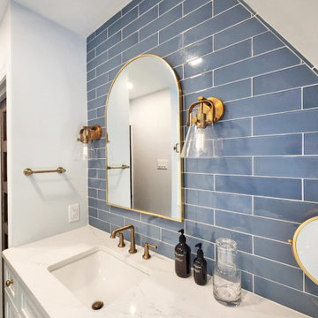 Dark Dysfunctional Closet Turned Spa-Like Oasis