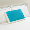 Comfort Revolution Hydraluxe Standard Gel Bed Blue Bubble  Foam Bed Pillow