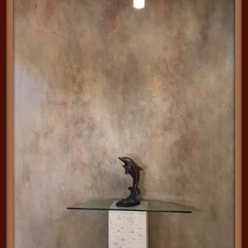 Creating drama to a round foyer entry