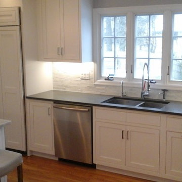 Transitional White Kitchen
