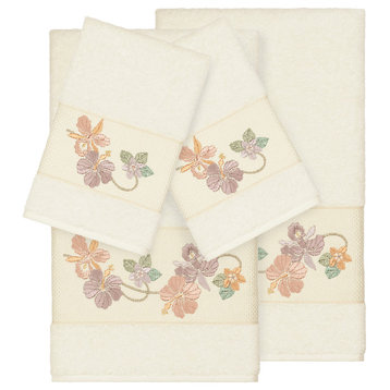 Caroline 4 Piece Embellished Towel Set