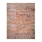Spice, Marine Printed Polyester Layla Area Rug by Loloi II, 7