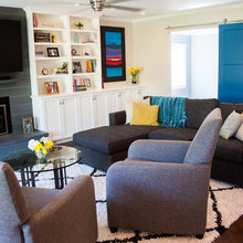 Family room built ins