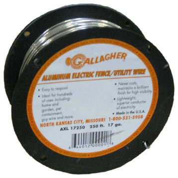 Gallagher AXL17250 XL Aluminum Electric Fence/Utility Wire, 17-Gauge, 250'
