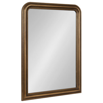 Kinsman Radius Arch Mirror, Gold, 26x36