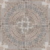 17 3/4"x17 3/4" Giralda Ceramic Floor and Wall Tile, Gris, Case of 7