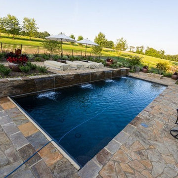 Custom Pool with Waterfall