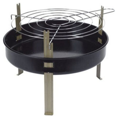 Marsh Allan 5 Table Top Charcoal Grill, 12" D x 8" H