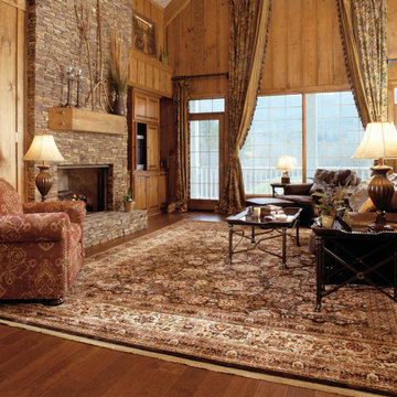 Shaw Area Rug | European Elegance in Brown