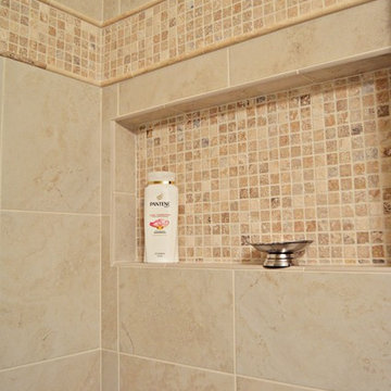 Johns Creek, GA - 2 Bathrooms and Fireplace Surround
