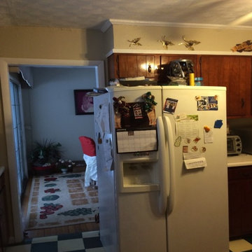Dark to light: before and after