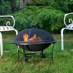 30" Medium Fire Pit with Spark Screen by Good Directions - Fire Pits