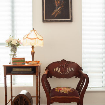 Eclectic Living Room Vignette