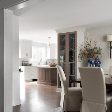 North Lincoln kitchen,dining and mudroom