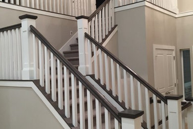 Staircase - craftsman staircase idea in Salt Lake City