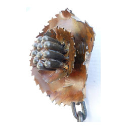 Saw Blade Flower - "Buttercut" - Home Decor