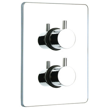 Luxe Thermostatic Valve With Square Plate